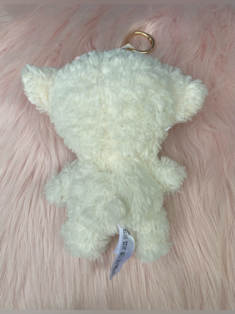 Nommi Plush Lamb Keychain - Cream with Pink Accents💕 Good condition ✨🤎 - Picture 7 of 12